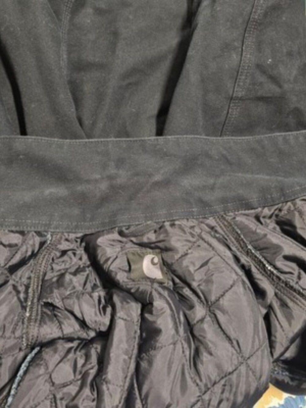 Carhartt X Chrysler Imported From Detroit Black Denim Men's Jacket Size M - Picture 16 of 16